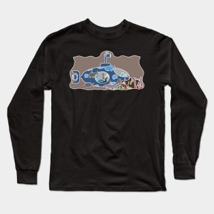 Submarine Birds Long Sleeve T-Shirt